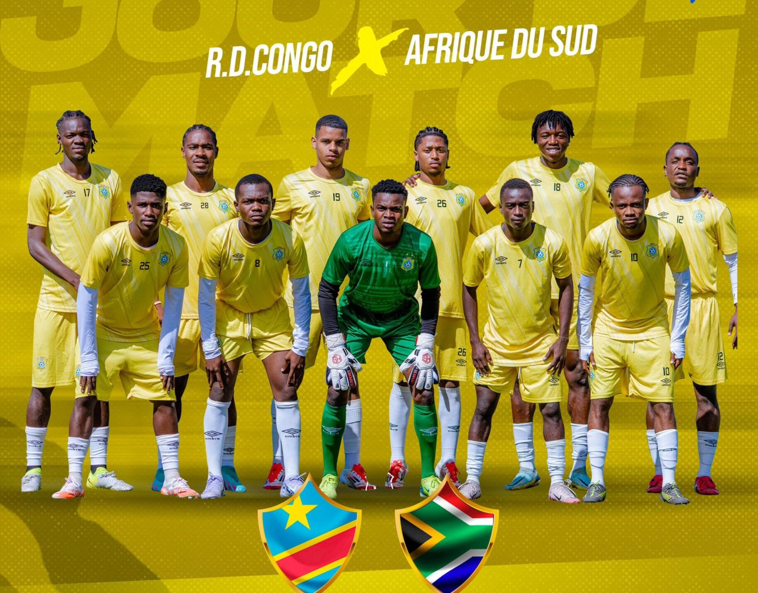 *CAN U-20 Égypte 2025 : Les léopards U-20 face au défi sud-africain en quarts de finale, un match décisif pour la qualification mondiale*