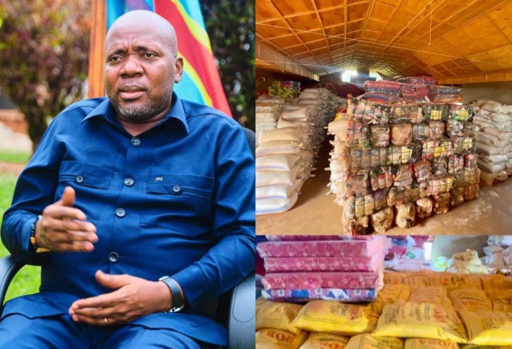 *Haut-Uele : le Gouverneur Jean Bakomito met plus de 180 tonnes de vivres et non-vivres à la disposition des déplacés de Watsa et Wamba*
